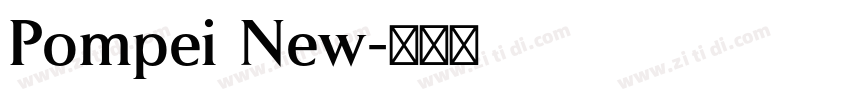 Pompei New字体转换